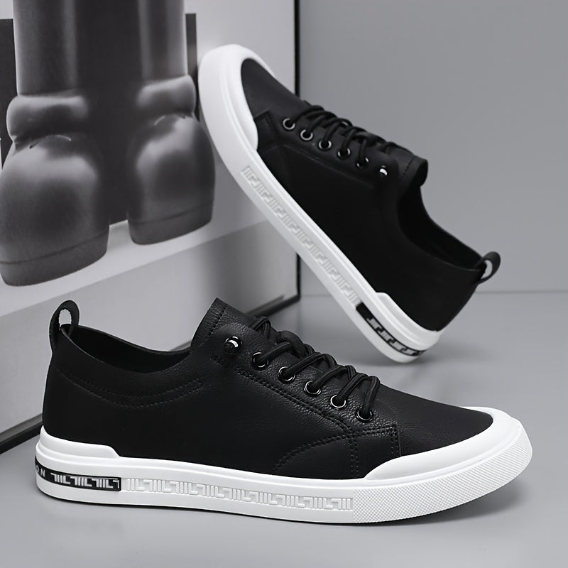 Men's Minimal Low-Top Lace-Up Sneakers
