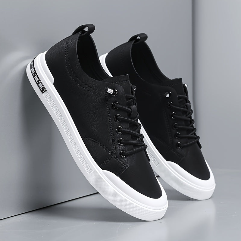 Men's Minimal Low-Top Lace-Up Sneakers