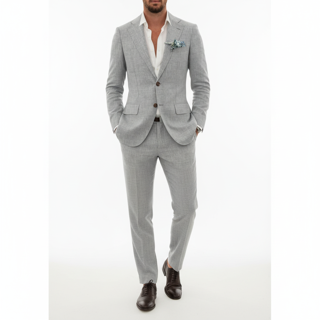 Men's Two-Button Notch Lapel Suit