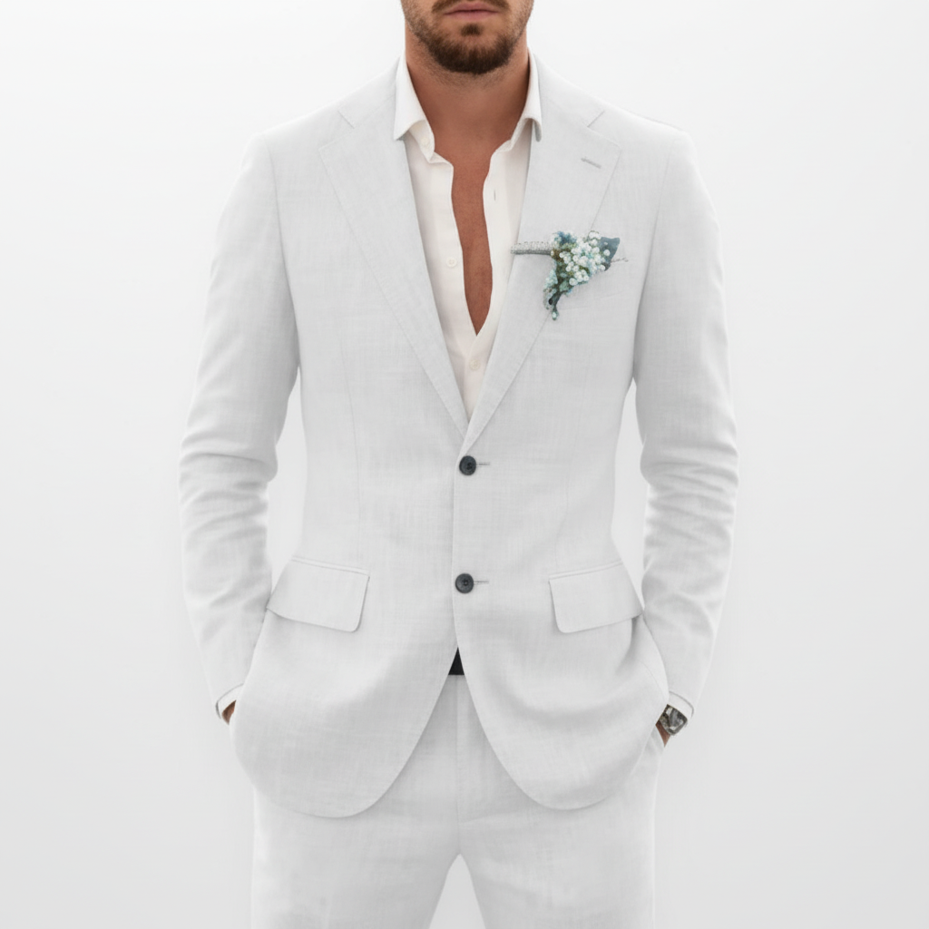Men's Two-Button Notch Lapel Suit