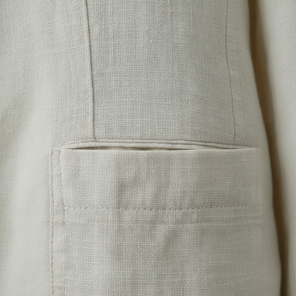 Men's Two-Piece Blazer & Drawstring Pants Suit Set