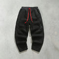 Men's Oversized Sherpa Harem Pants with Drawstring Waist