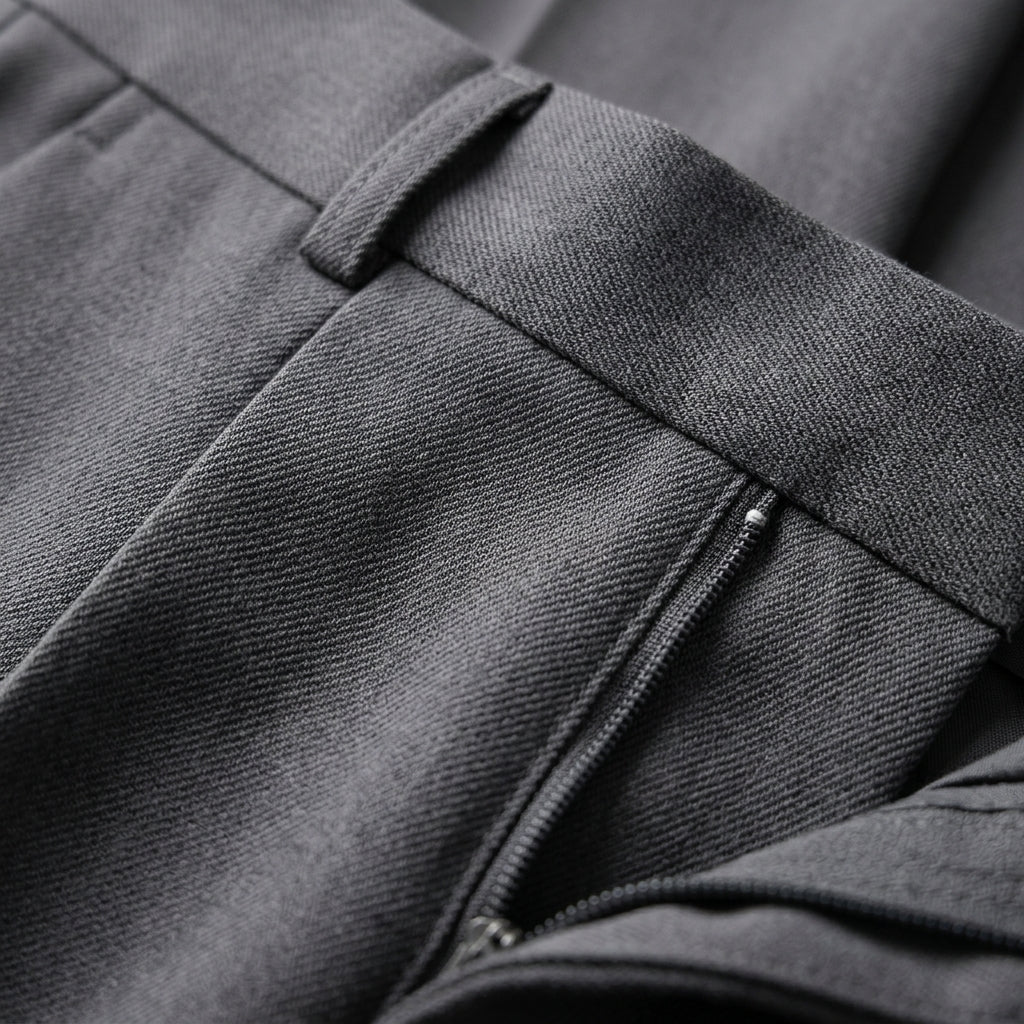 Men's Pleated Wide-Leg Dress Pants