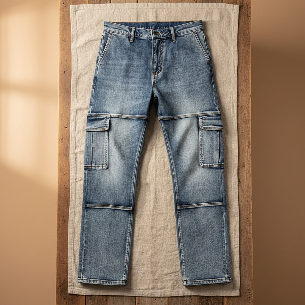 Men's Reinforced Cargo Jeans