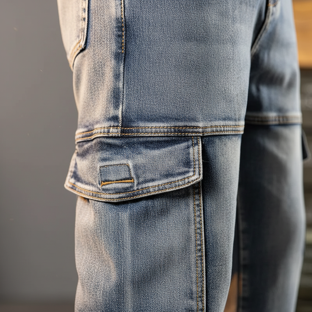 Men's Reinforced Cargo Jeans