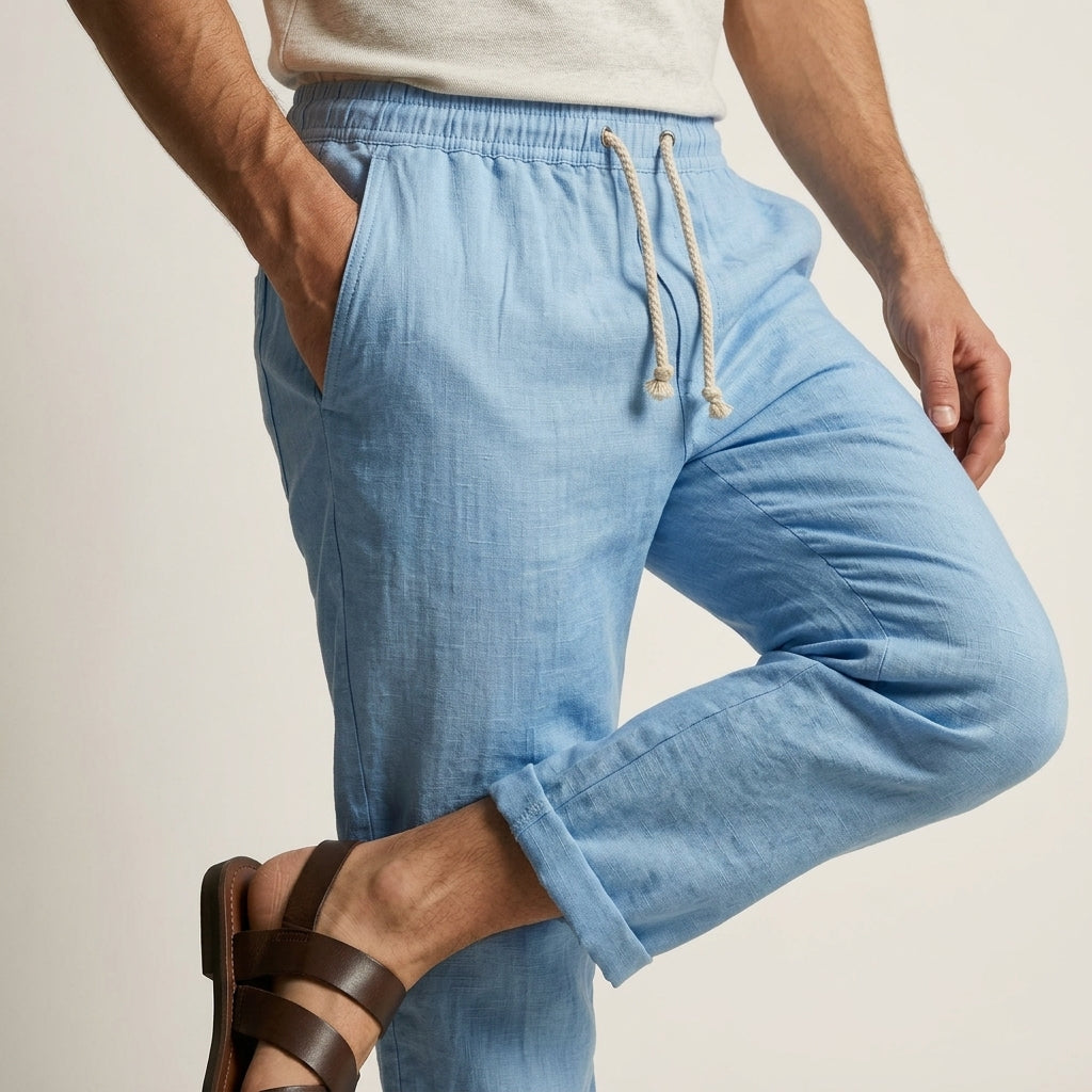 Men's Tapered Ankle Drawstring Pants