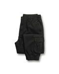 Men's Slim Fit Cargo Pants with Cuffed Hem