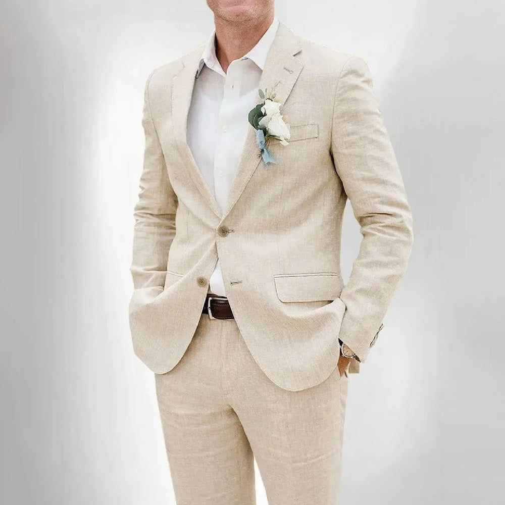 Men's Slim Fit Casual Blazer & Pants Suit