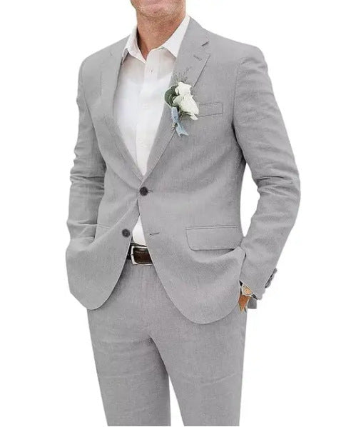 Men's Slim Fit Casual Blazer & Pants Suit
