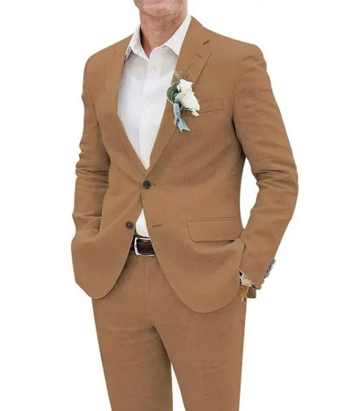 Men's Slim Fit Casual Blazer & Pants Suit