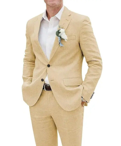 Men's Slim Fit Casual Blazer & Pants Suit