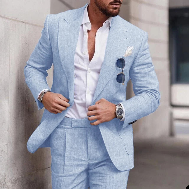 Men's Slim Fit Two-Piece Formal Suit