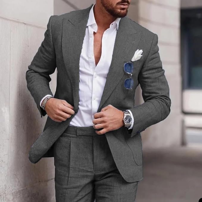 Men's Slim Fit Two-Piece Formal Suit