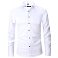 Men's Slim-Fit Long-Sleeve Button-Down Shirt