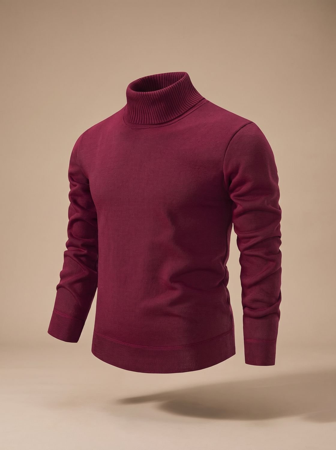 Men's Slim Fit Fine Knit Turtleneck Sweater