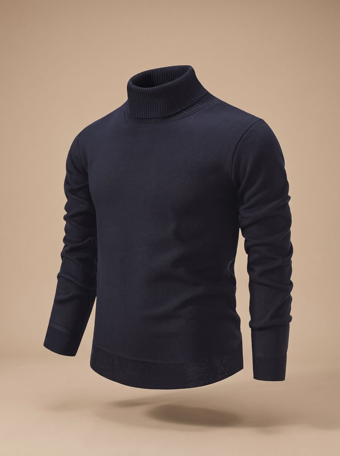 Men's Slim Fit Fine Knit Turtleneck Sweater