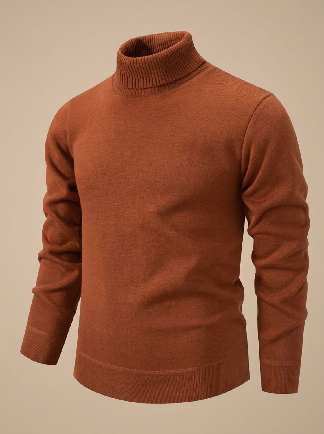 Men's Slim Fit Fine Knit Turtleneck Sweater