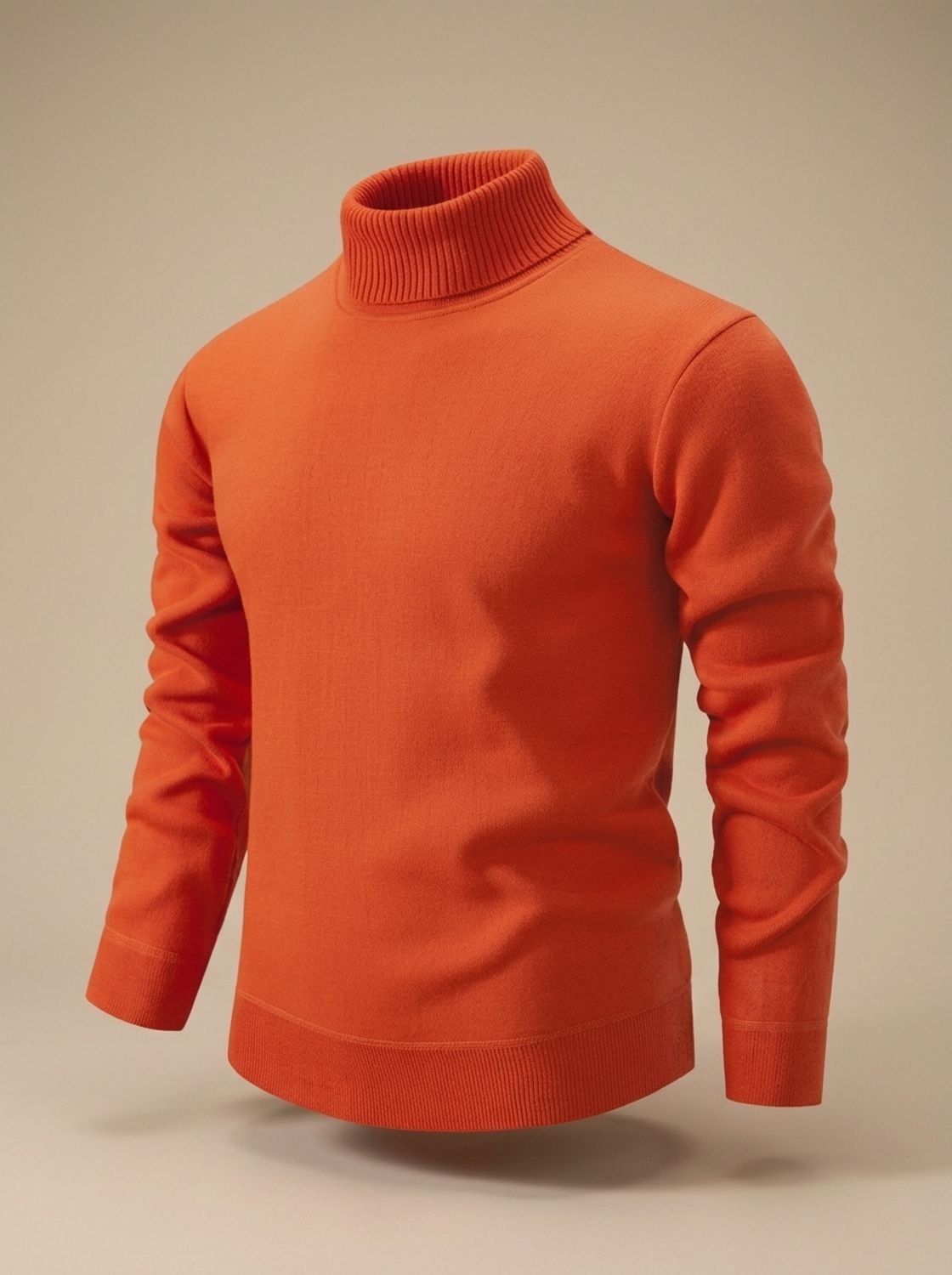 Men's Slim Fit Fine Knit Turtleneck Sweater