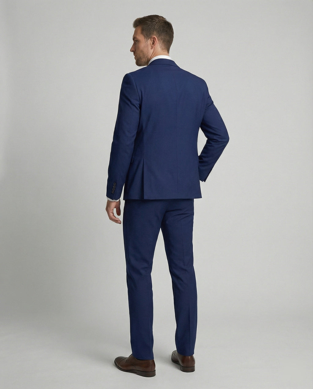 Men's Slim Fit Three-Piece Suit with Vest