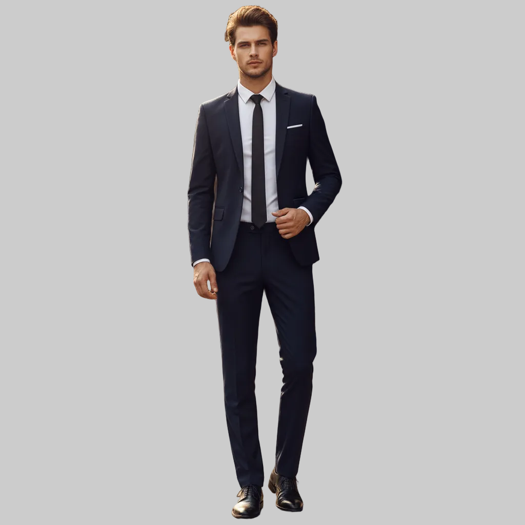 Men's Slim Fit Two-Piece Business Suit