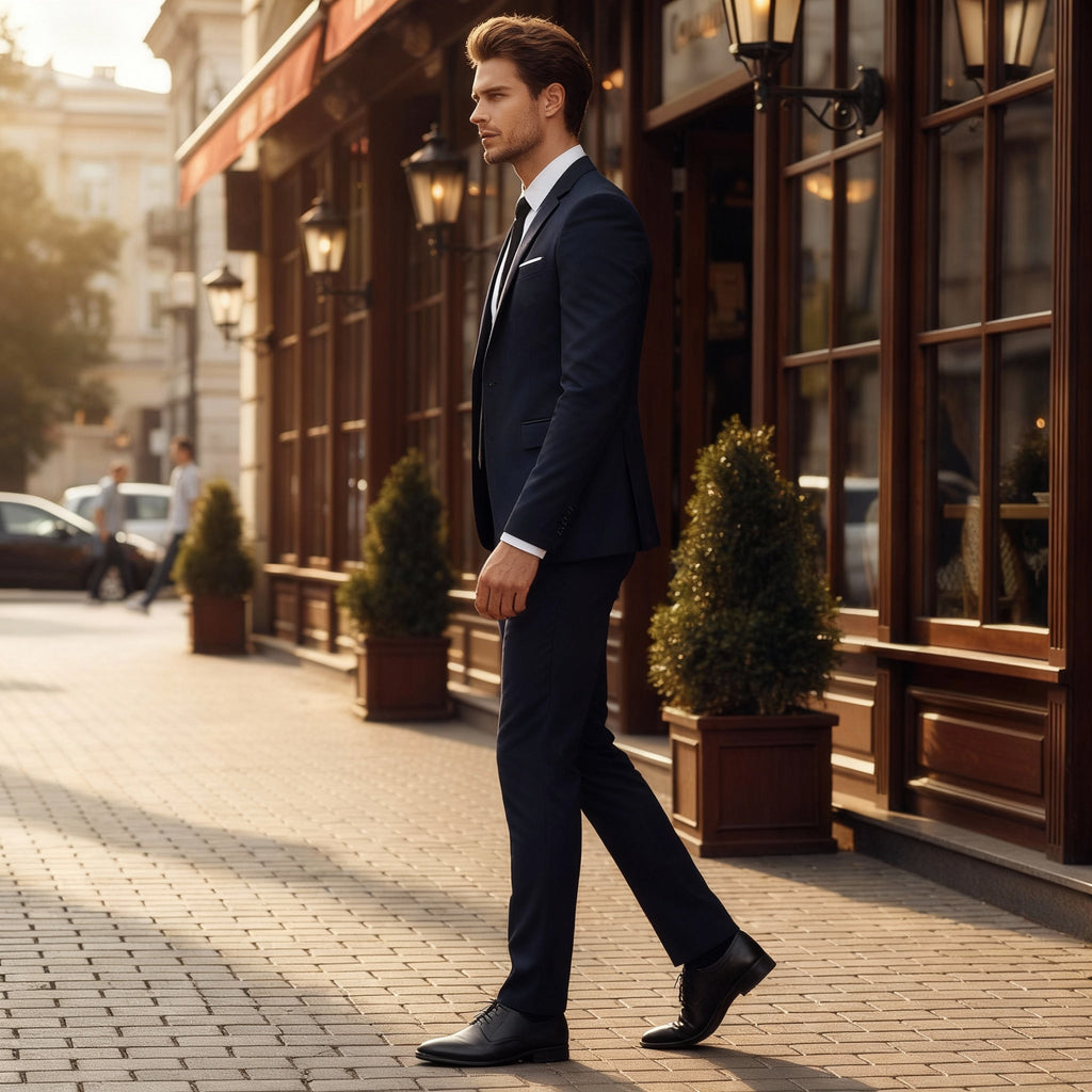 Men's Slim Fit Two-Piece Business Suit