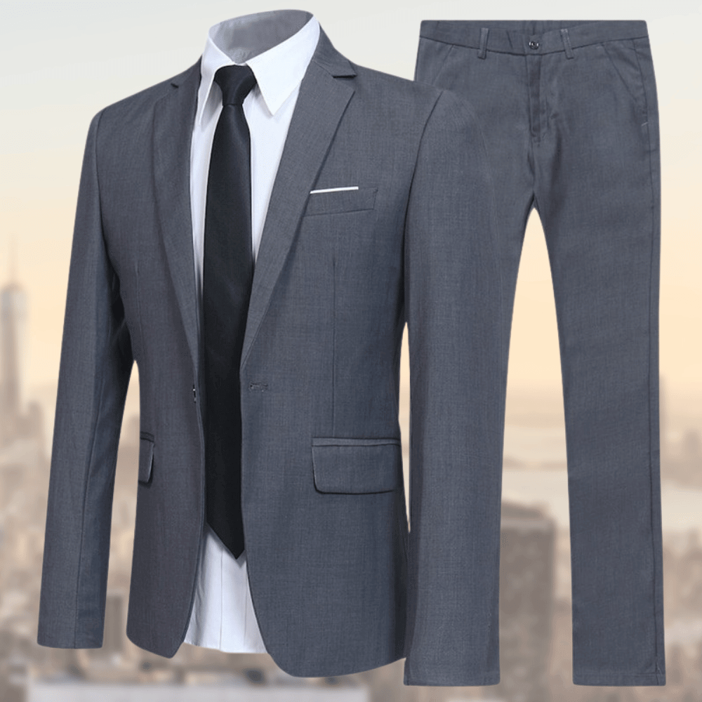 Men's Slim Fit Two-Piece Business Suit