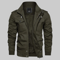 Men's Slim-Fit Fleece Lined Military Winter Jacket