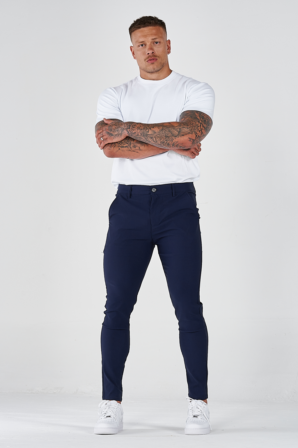 Men's Slim Tapered Ankle Chino Pants