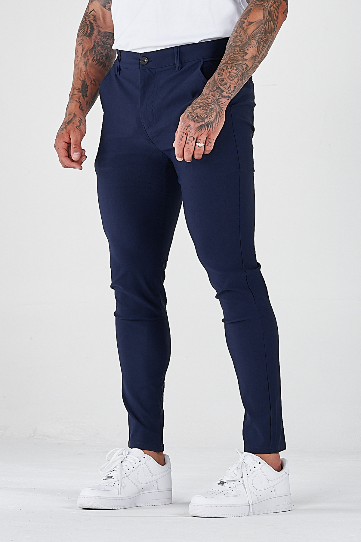 Men's Slim Tapered Ankle Chino Pants