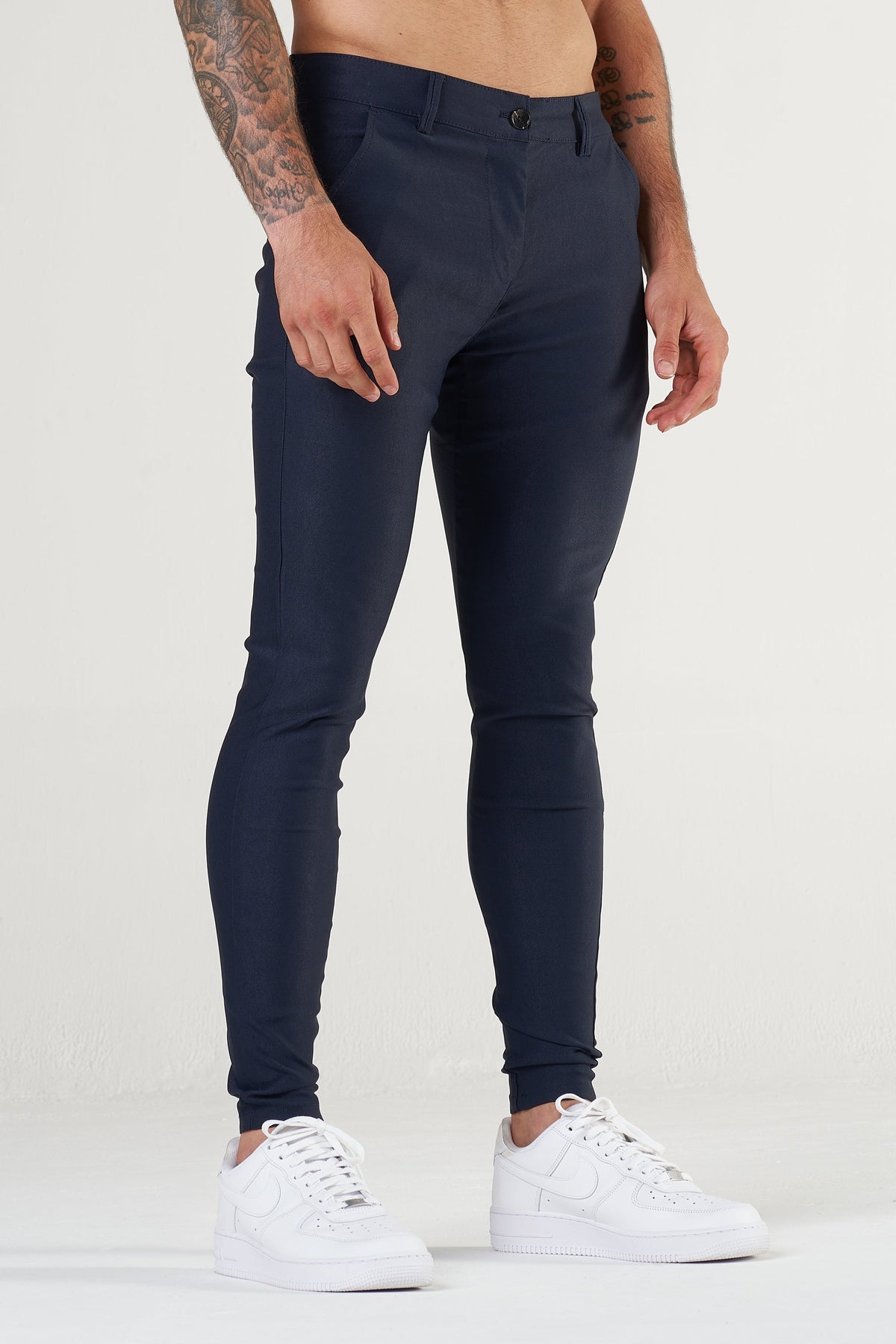 Men's Slim Tapered Ankle Chino Pants