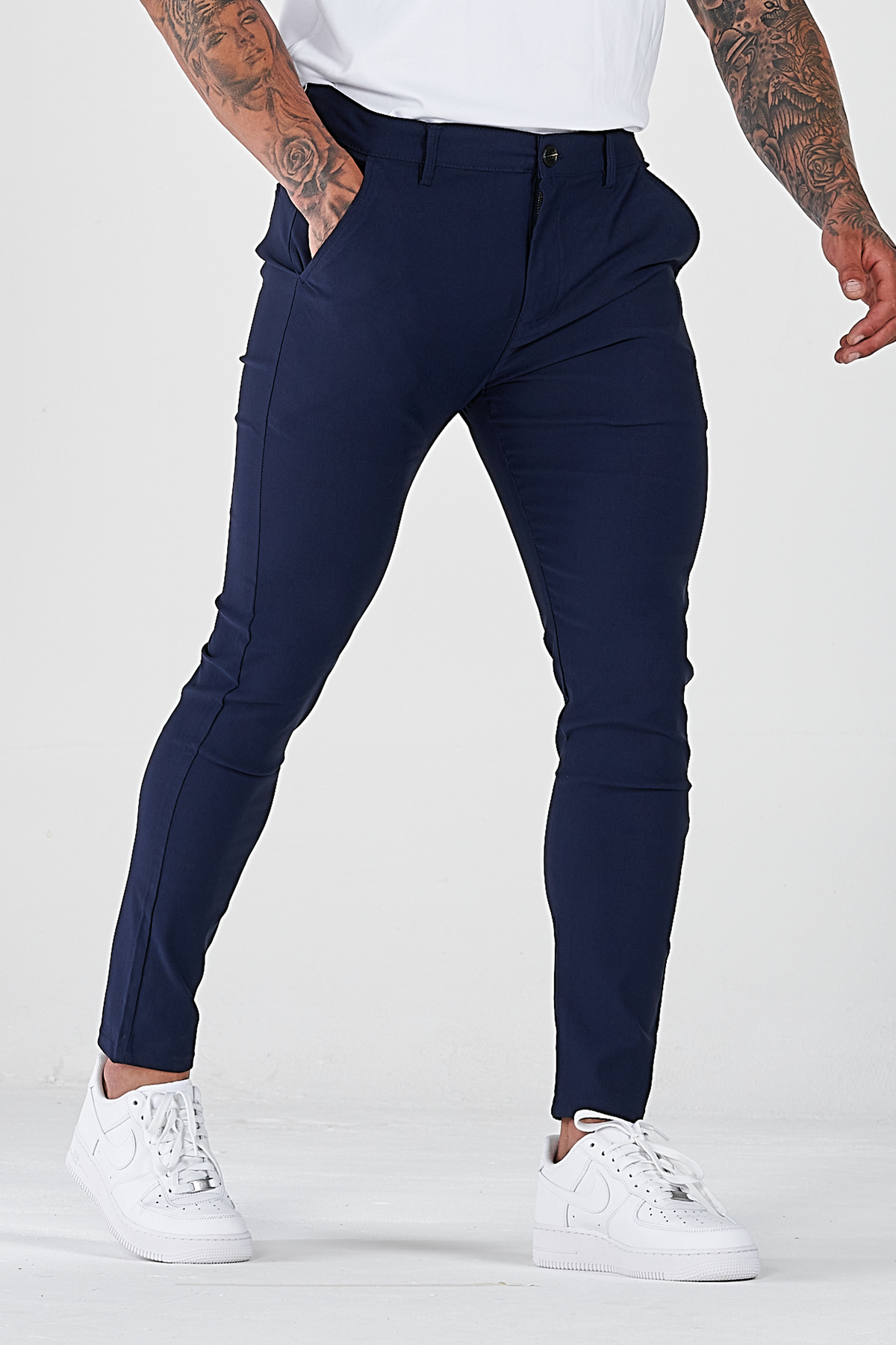 Men's Slim Tapered Ankle Chino Pants