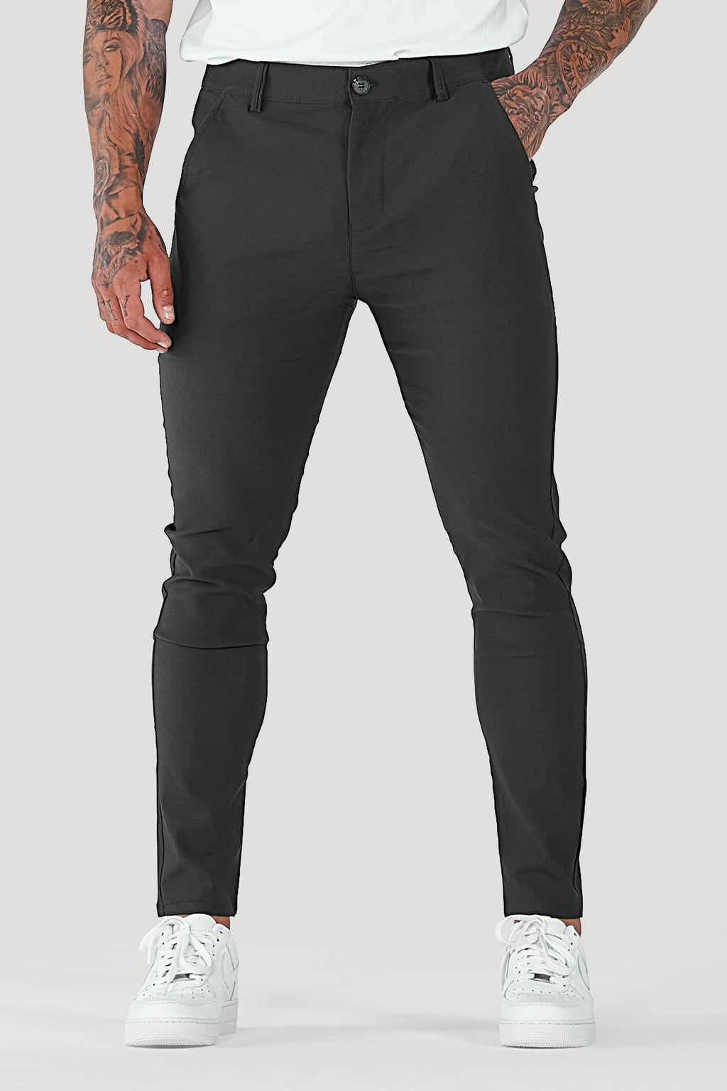 Men's Slim Tapered Ankle Chino Pants