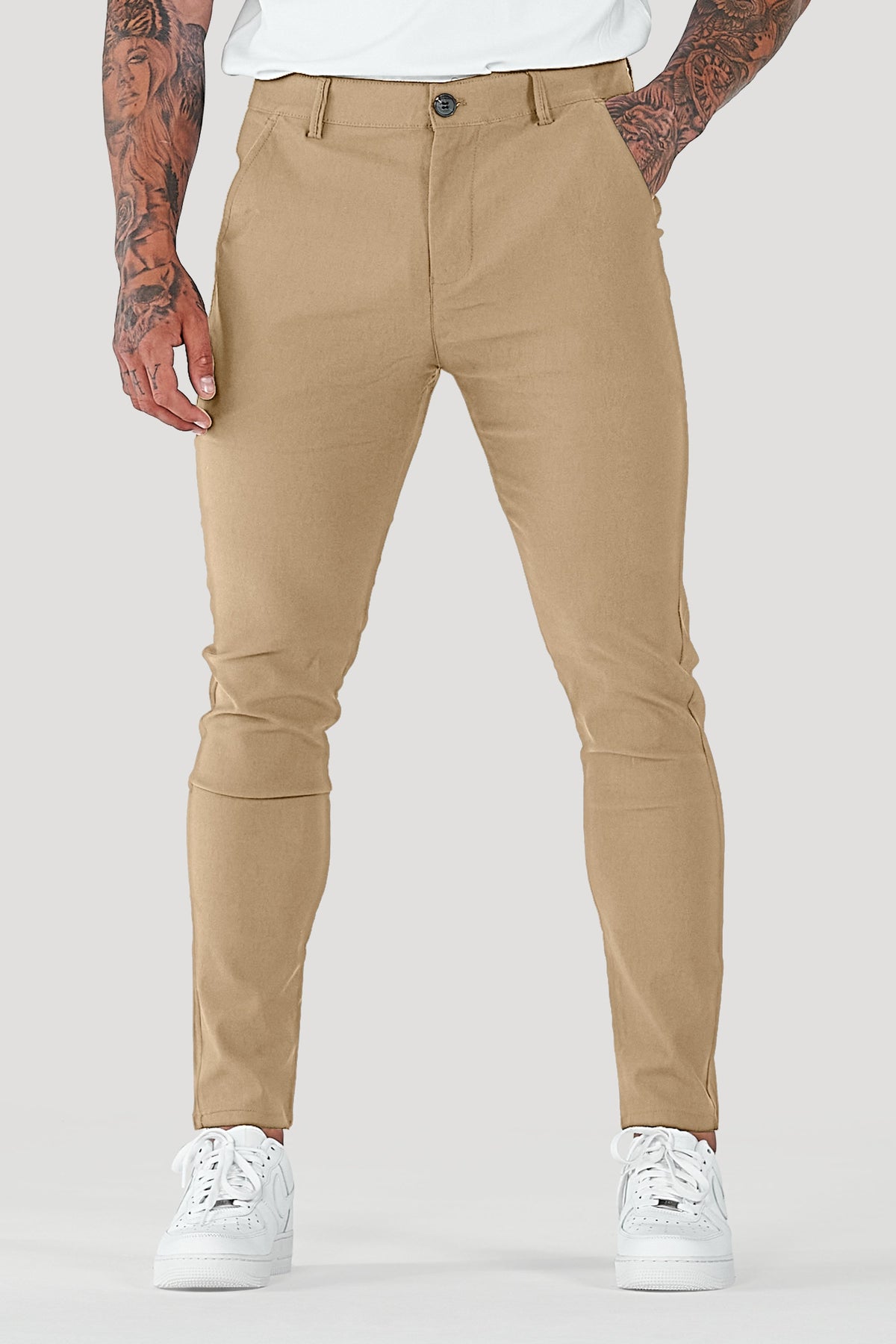 Men's Slim Tapered Ankle Chino Pants
