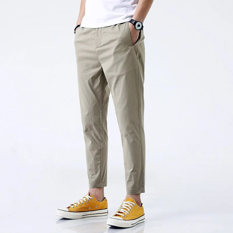 Men's Straight-Leg Ankle Chino Pants