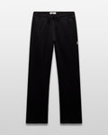 Men's Straight Leg Open Hem Sweatpants in Black