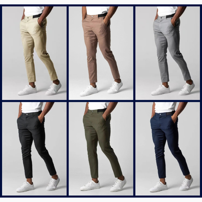 Men's Tailored Tapered Chino Pants
