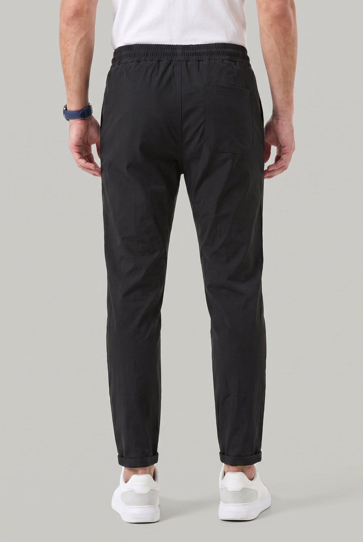 Men's Tapered Elastic-Waist Pants