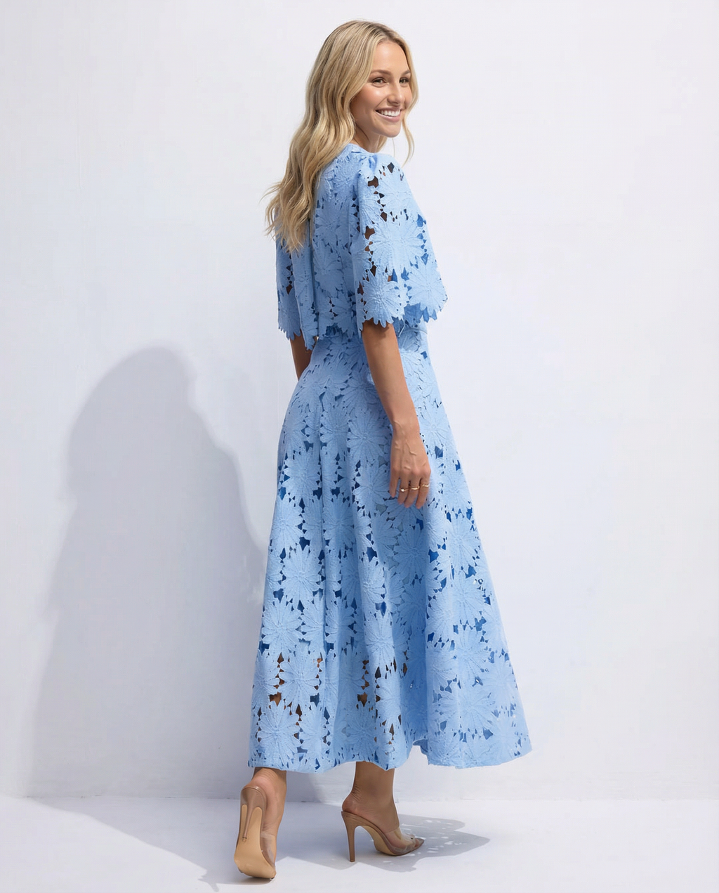 Meredith | Women's Short Sleeve Cutout Two Piece Matching Set