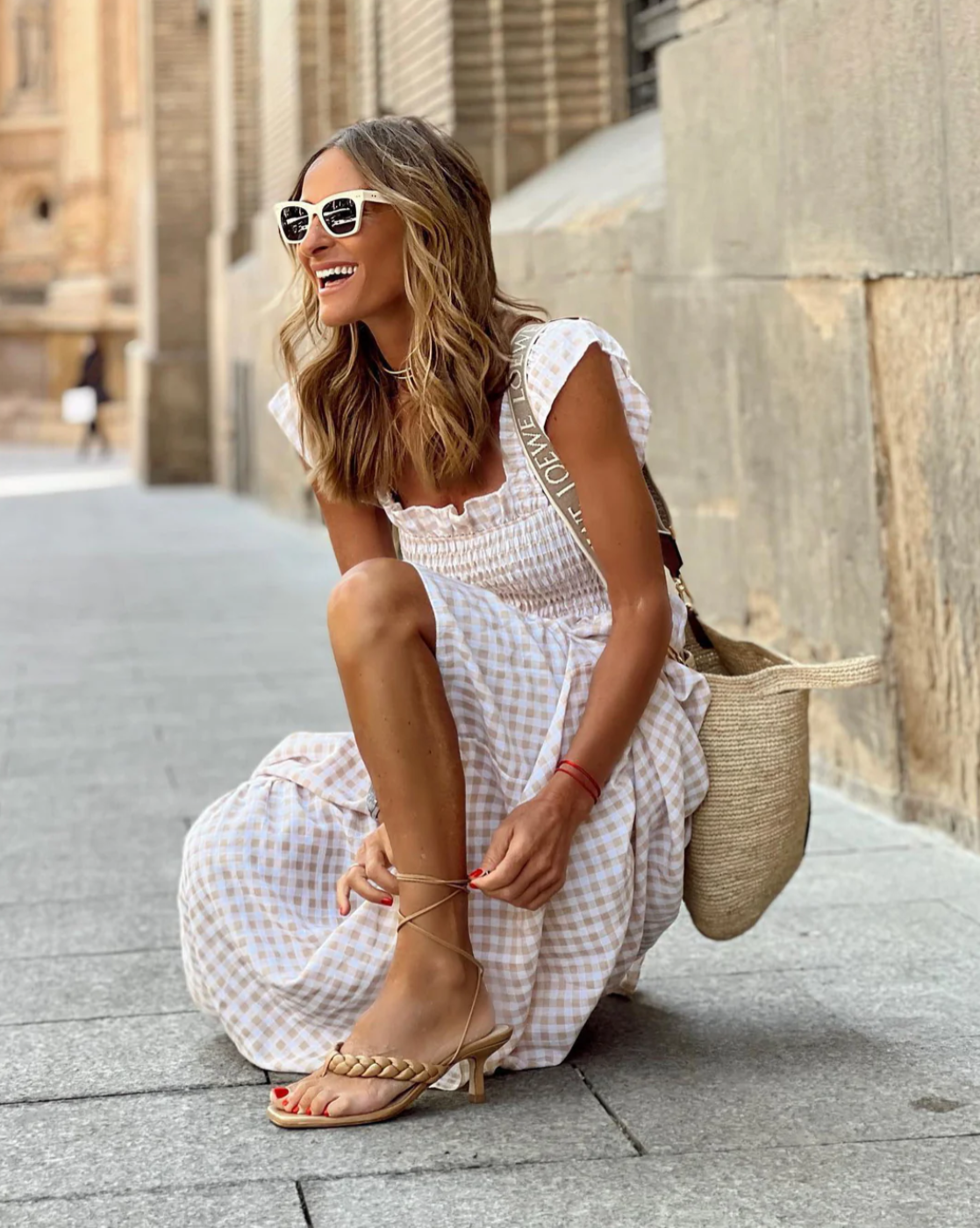 Mikaela | Women's Ruffle Sleeve Square Neck Maxi Dress