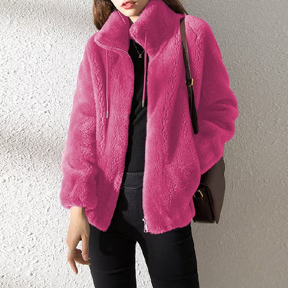 Mina | Women’s Long Sleeve Zip Front Collared Jacket