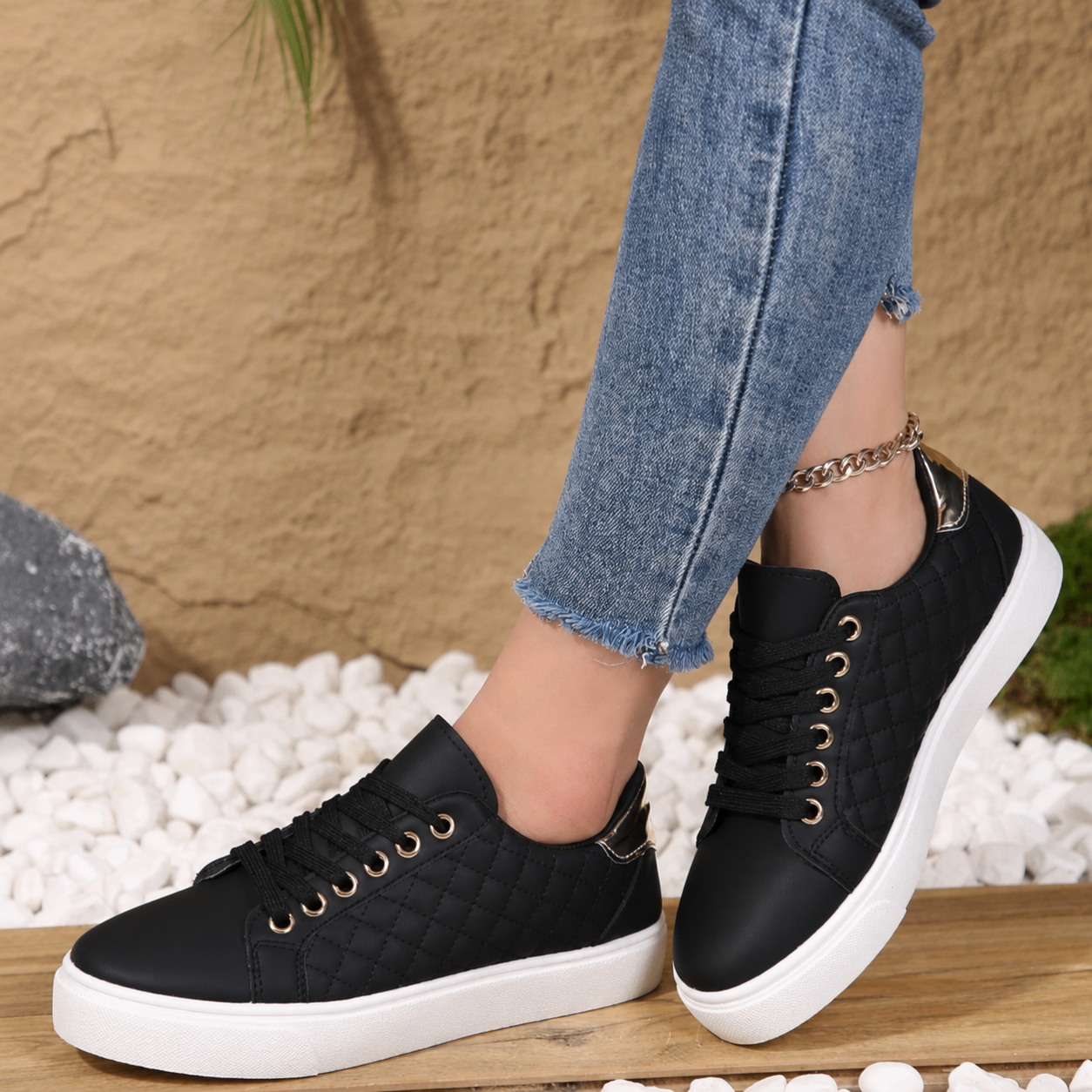 Miriam | Women's Lace Up Round Toe Low Top Shoes