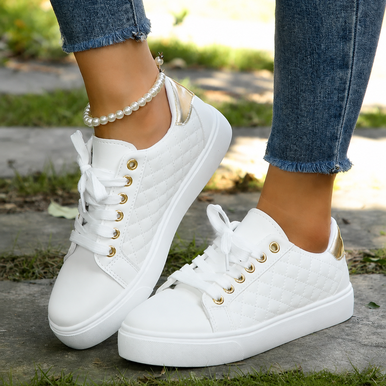Miriam | Women's Lace Up Round Toe Low Top Shoes
