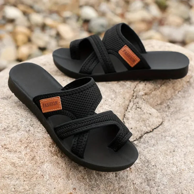 Monica | Women's Strappy Slip-On Open Toe Summer Sandals
