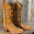 Noelle | Women's Sunflower Stitch Closed Toe Cowboy Boots