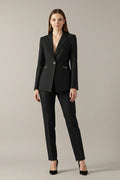 Nola | Women’s Button Front Long Sleeve Straight Leg Two Piece Set