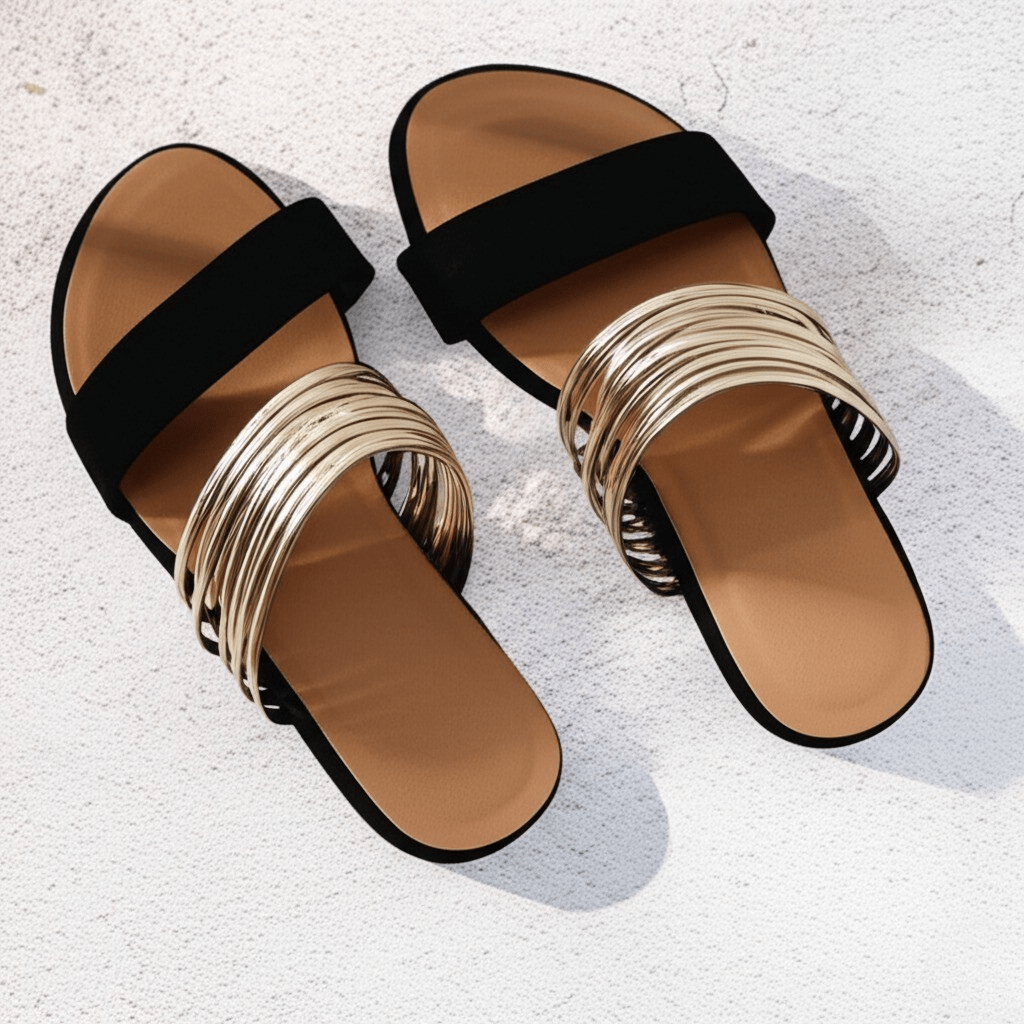 Odessa | Women's Open Toe Slip On Summer Slides
