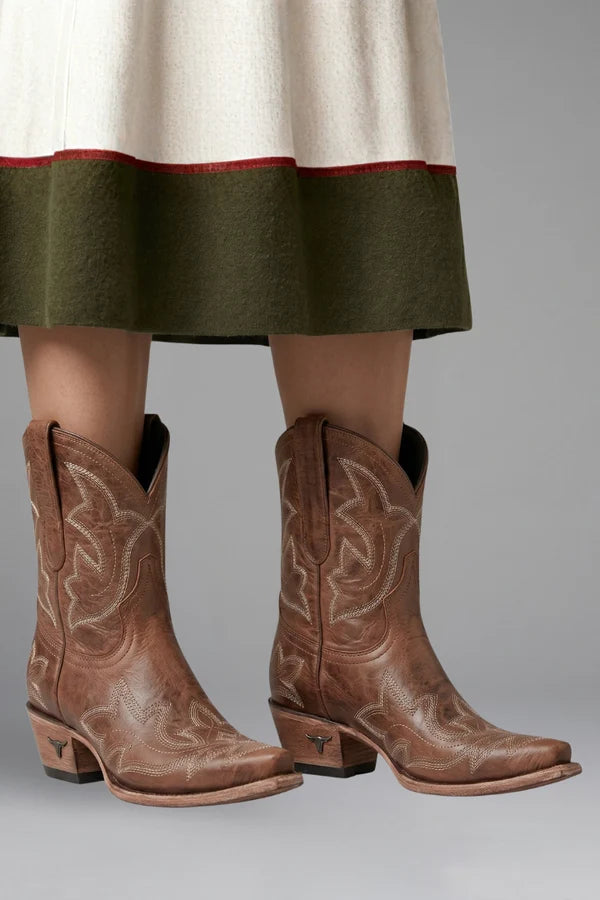 Opal | Women’s Pointed Toe Mid Calf Cowboy Boots