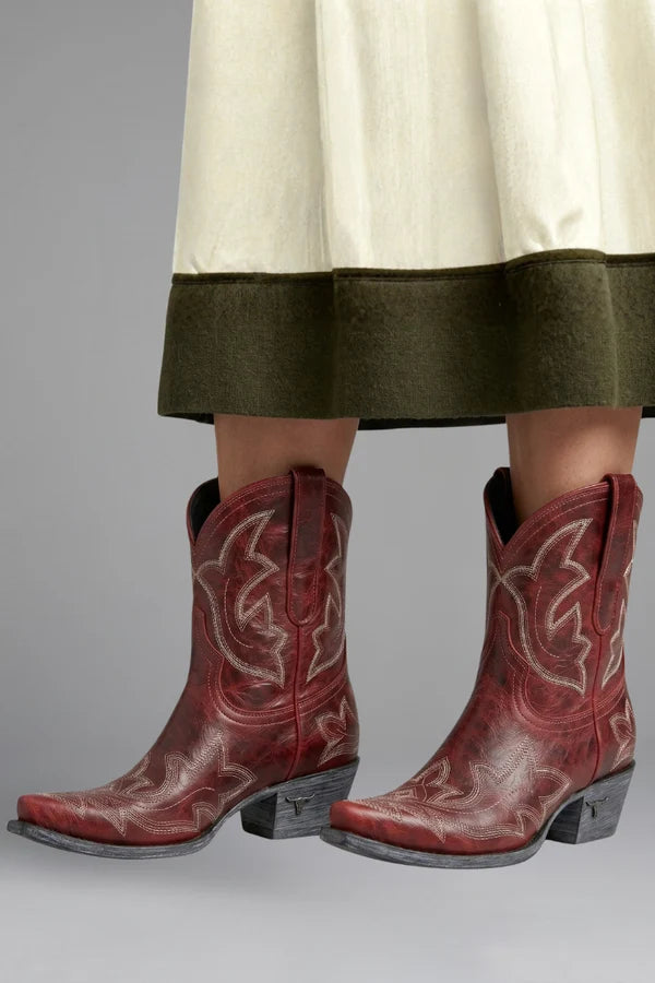 Opal | Women’s Pointed Toe Mid Calf Cowboy Boots