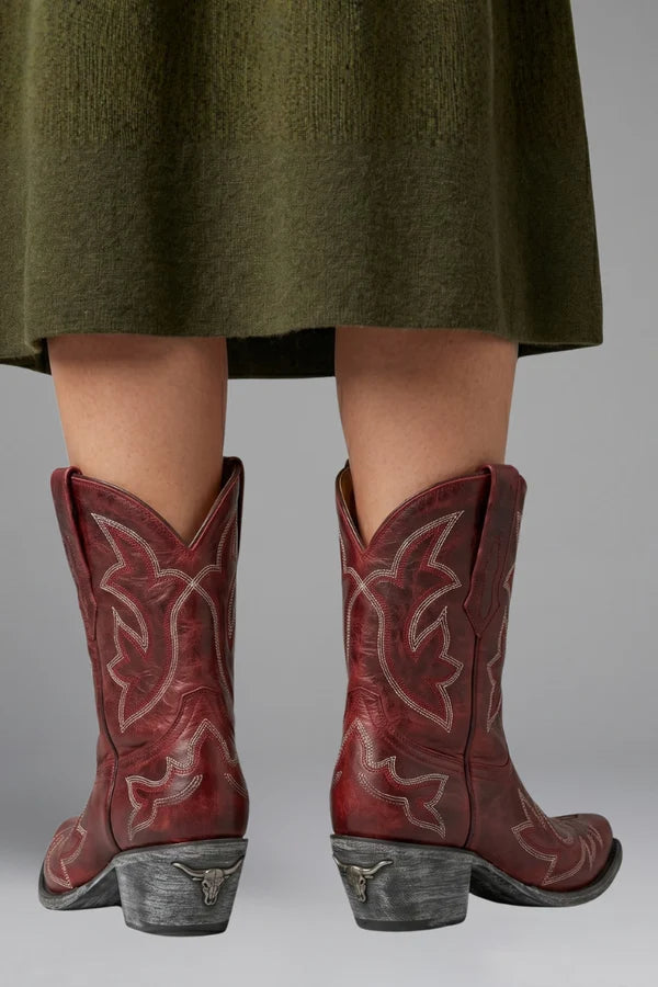 Opal | Women’s Pointed Toe Mid Calf Cowboy Boots