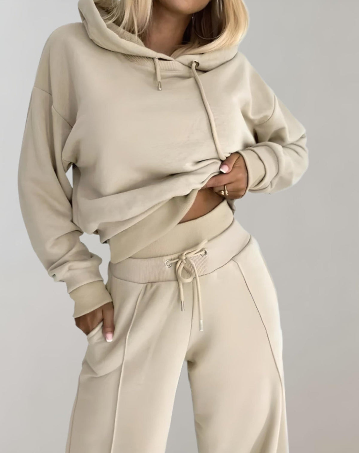 Paisley | Women's Drawstring Long Sleeve Two Piece Matching Set